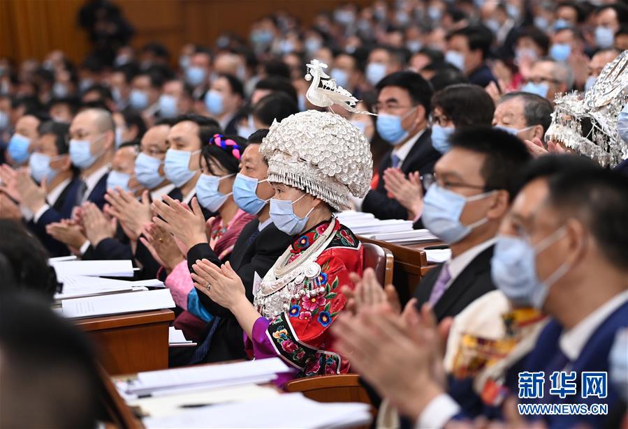 5月22日，第十三屆全國人民代表大會第三次會議在北京人民大會堂開幕。 